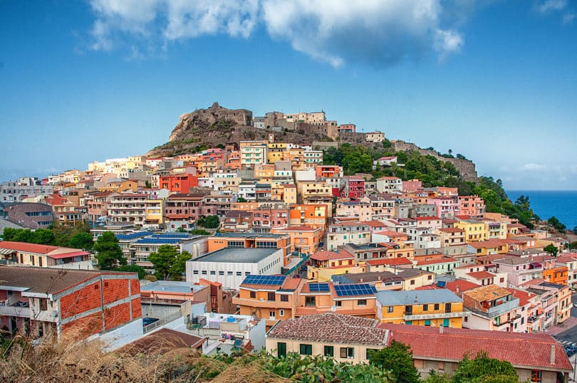 Picturesque places on the island of Sardinia - Castelsardo