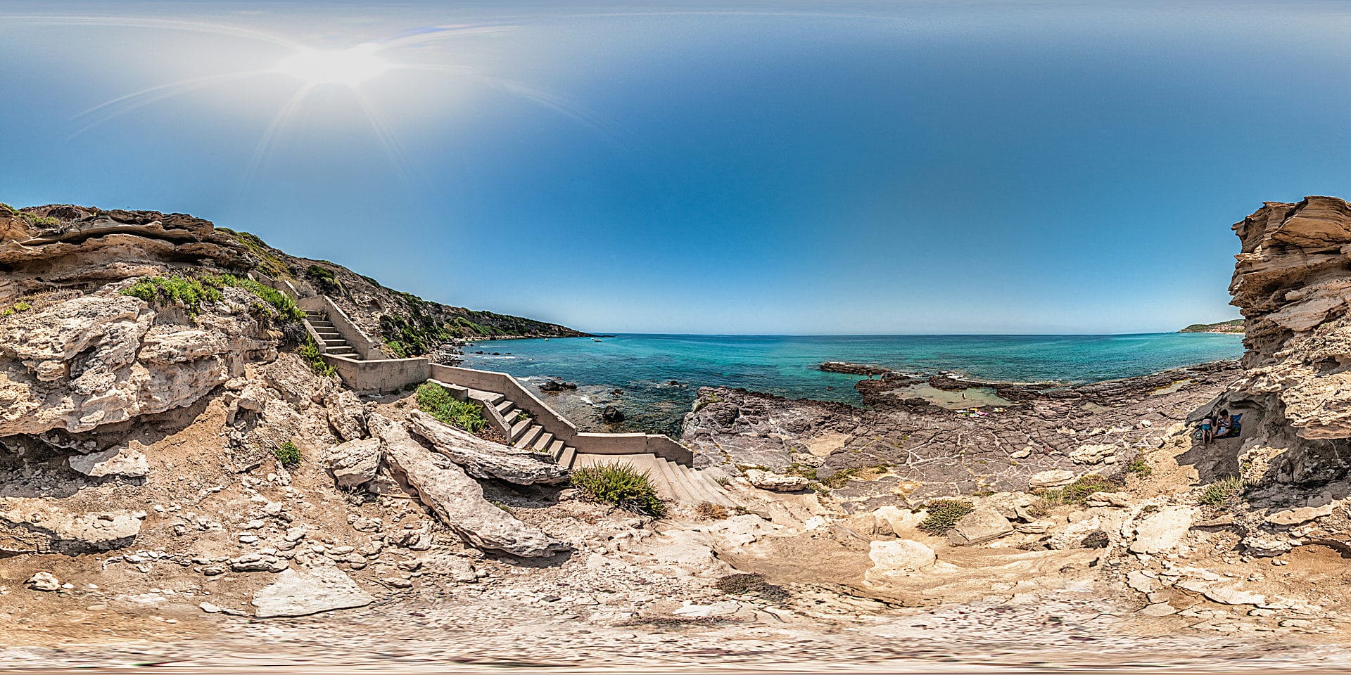Scogli Forani beach - panorama